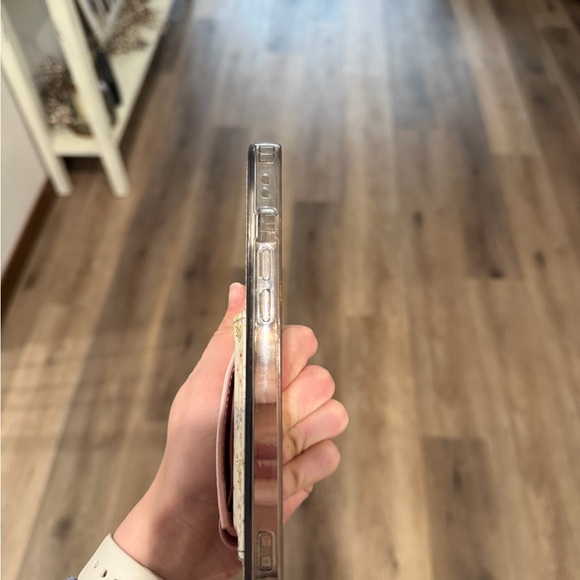 Floral Pattern Phone Case with Pink Strap - Picture 5 of 5